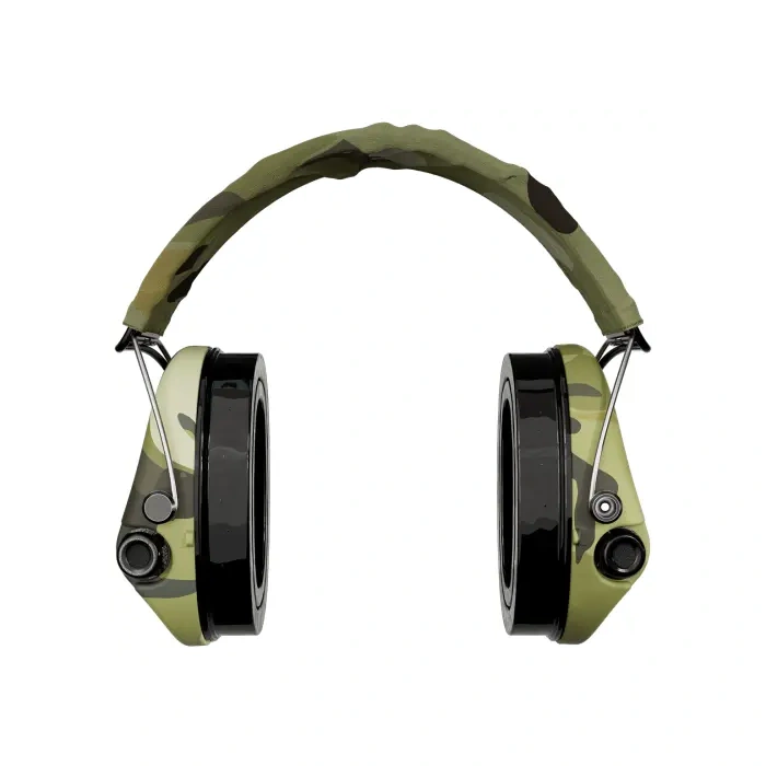 Słuchawki Aktywne Sordin Supreme PRO X LED z opaską Camo, miseczkami Multicam, wkładki żel. - SOR75302-X-08-S